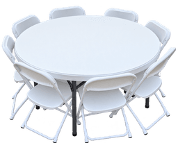 Round Table & Standard Chair Set